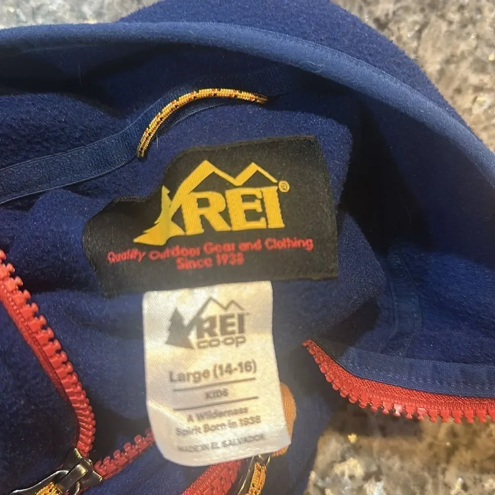 REI fleece jacket L 14 (BK4)